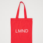 The LMND Cotton tote - Real Red - Real Red