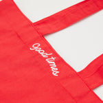 The LMND Cotton tote - Real Red - Real Red