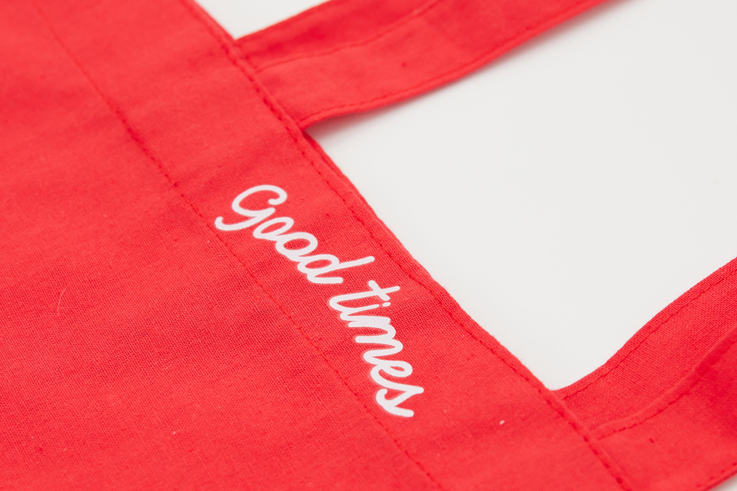 The LMND Cotton tote - Real Red - Real Red