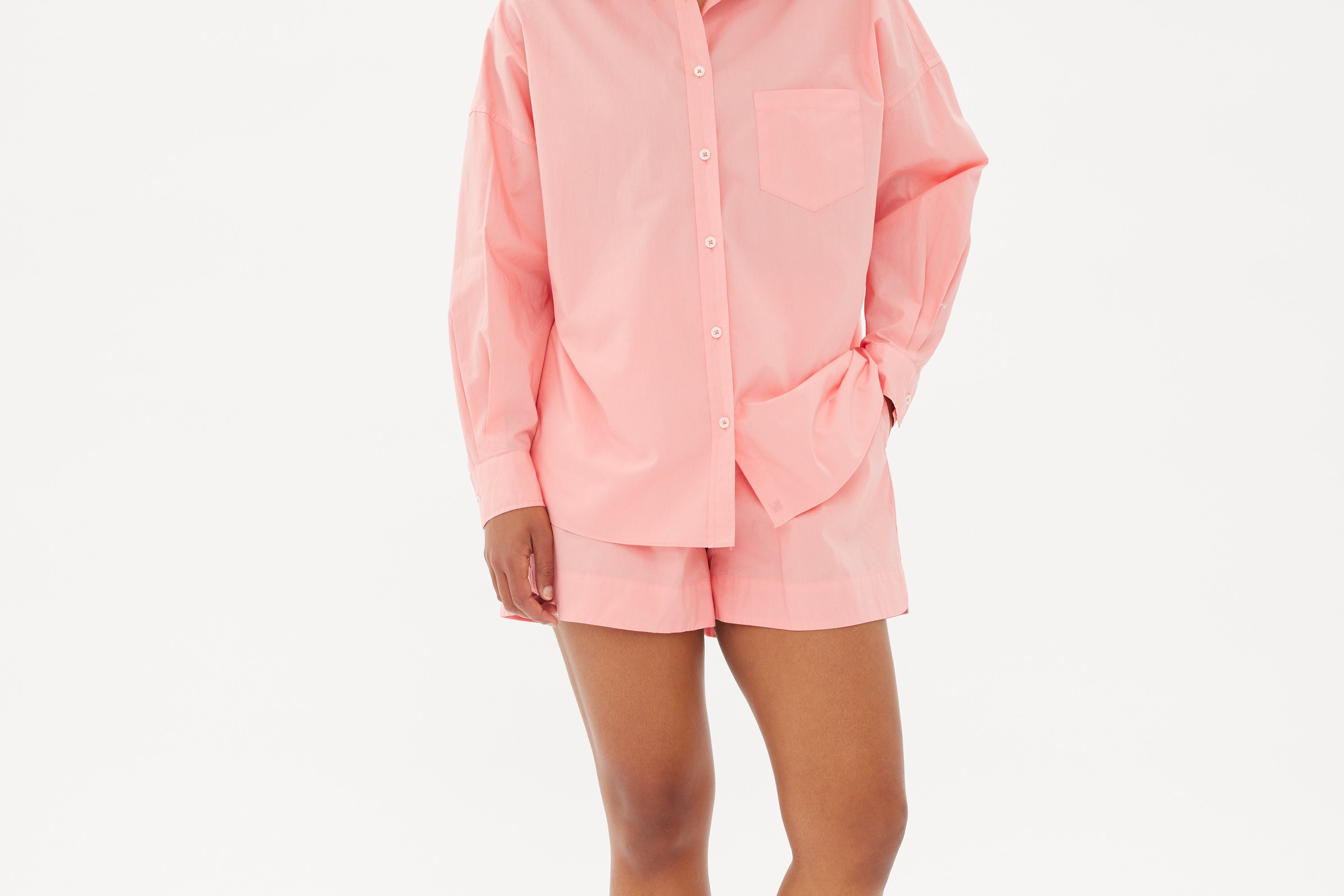 Chiara Shirt Classic - Pink Sorbet - Apparel