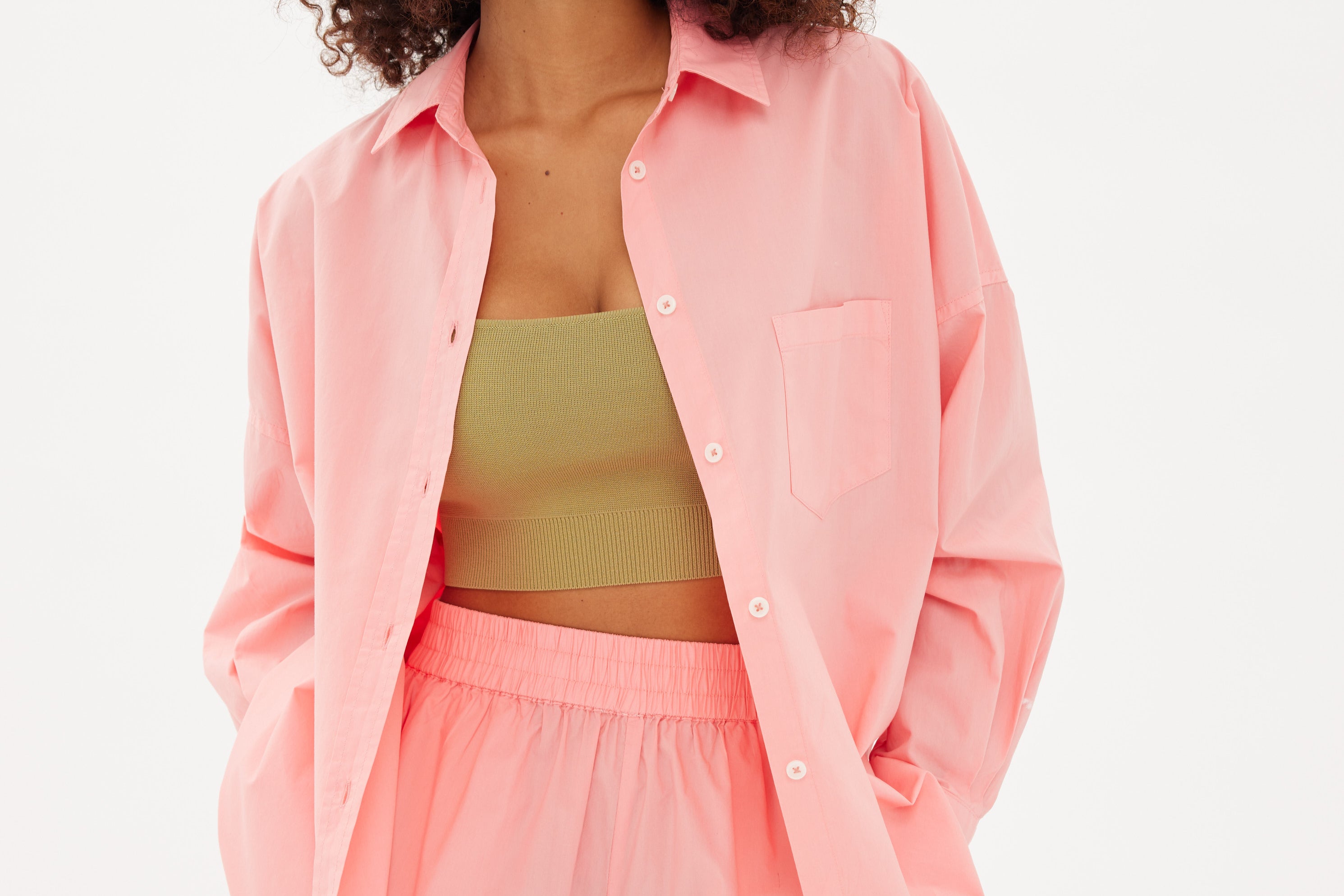 Chiara Shirt Classic - Pink Sorbet - Apparel