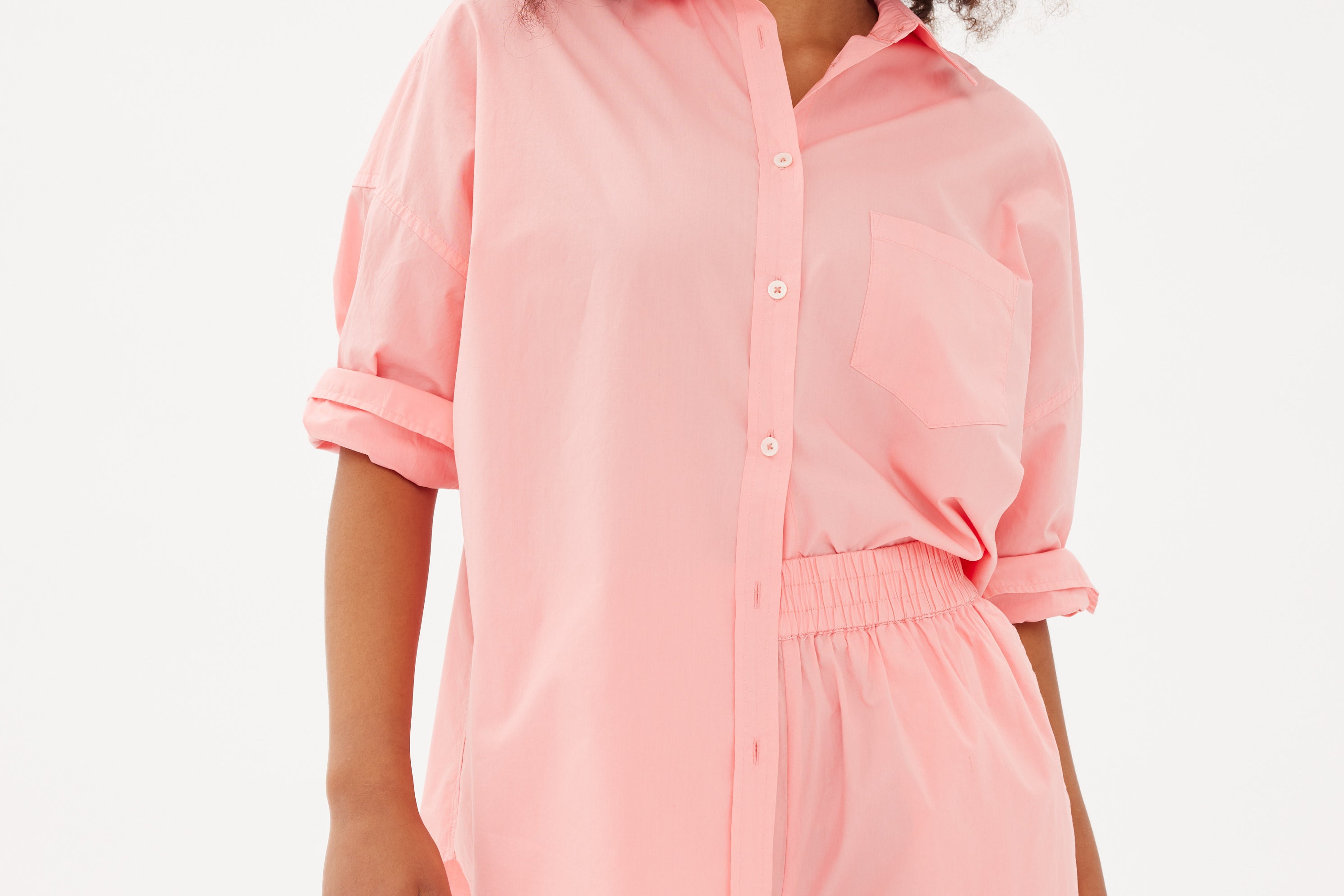 Chiara Shirt Classic - Pink Sorbet - Apparel