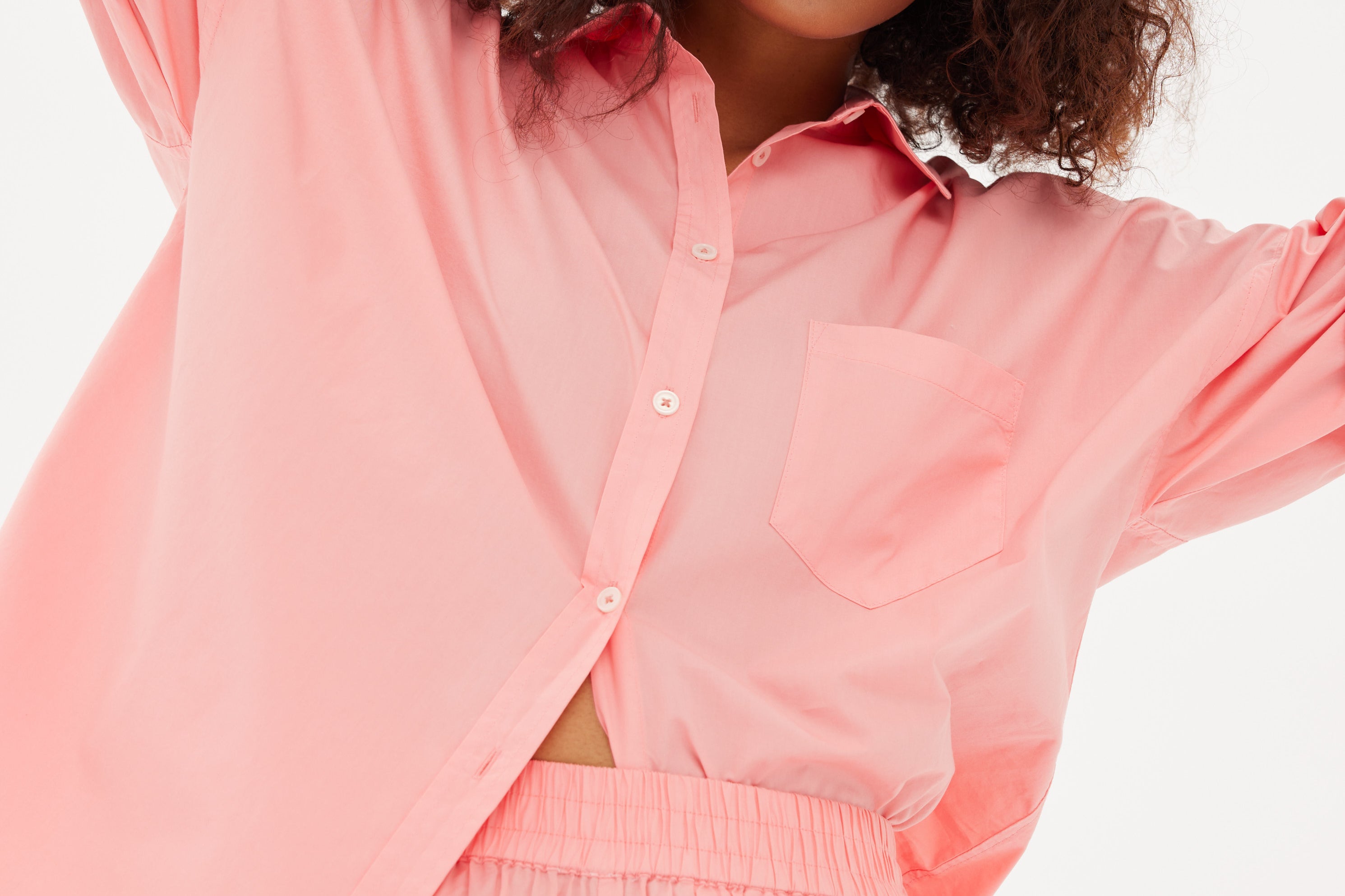 Chiara Shirt Classic - Pink Sorbet - Apparel