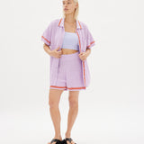 Soller Shorts - Neon Lilac/Coral - Apparel