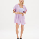 Soller Shorts - Neon Lilac/Coral - Apparel