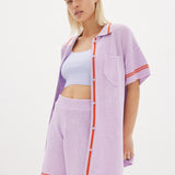 Soller Shorts - Neon Lilac/Coral - Apparel