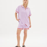 Soller Shorts - Neon Lilac/Coral - Apparel