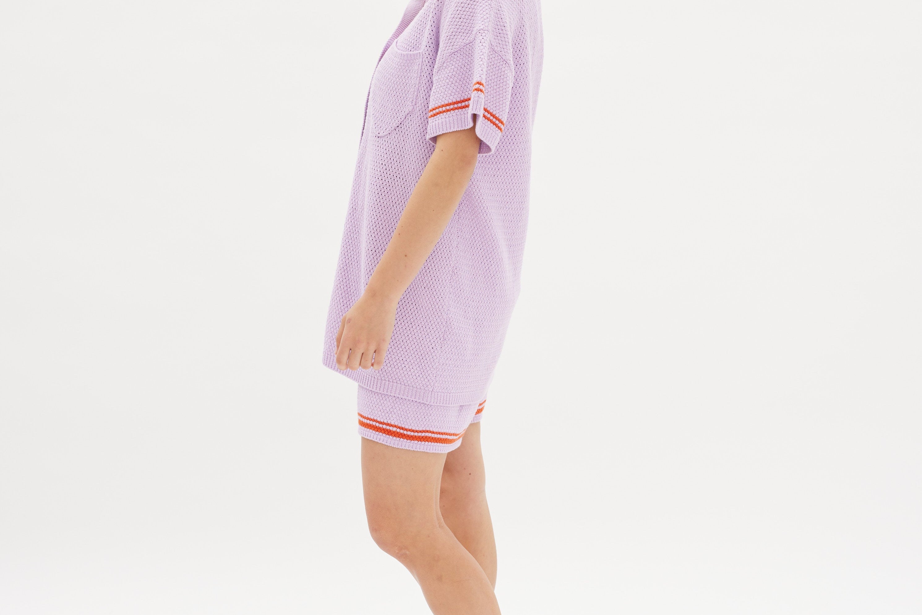 Soller Shorts - Neon Lilac/Coral - Apparel