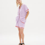 Soller Shorts - Neon Lilac/Coral - Apparel