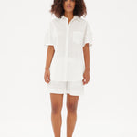 Chiara Mid Length Short - White