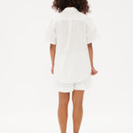 Chiara Mid Length Short - White