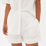 Chiara Mid Length Short - White