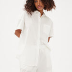 Chiara Mid Length Short - White