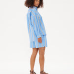 Chiara Shorts Classic - Stripe - Ink Blue/White/Black - Apparel