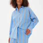 Chiara Shorts Classic - Stripe - Ink Blue/White/Black - Apparel
