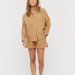 The Chiara Shirt - Toffee - Apparel