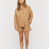 The Chiara Shirt - Toffee - Apparel