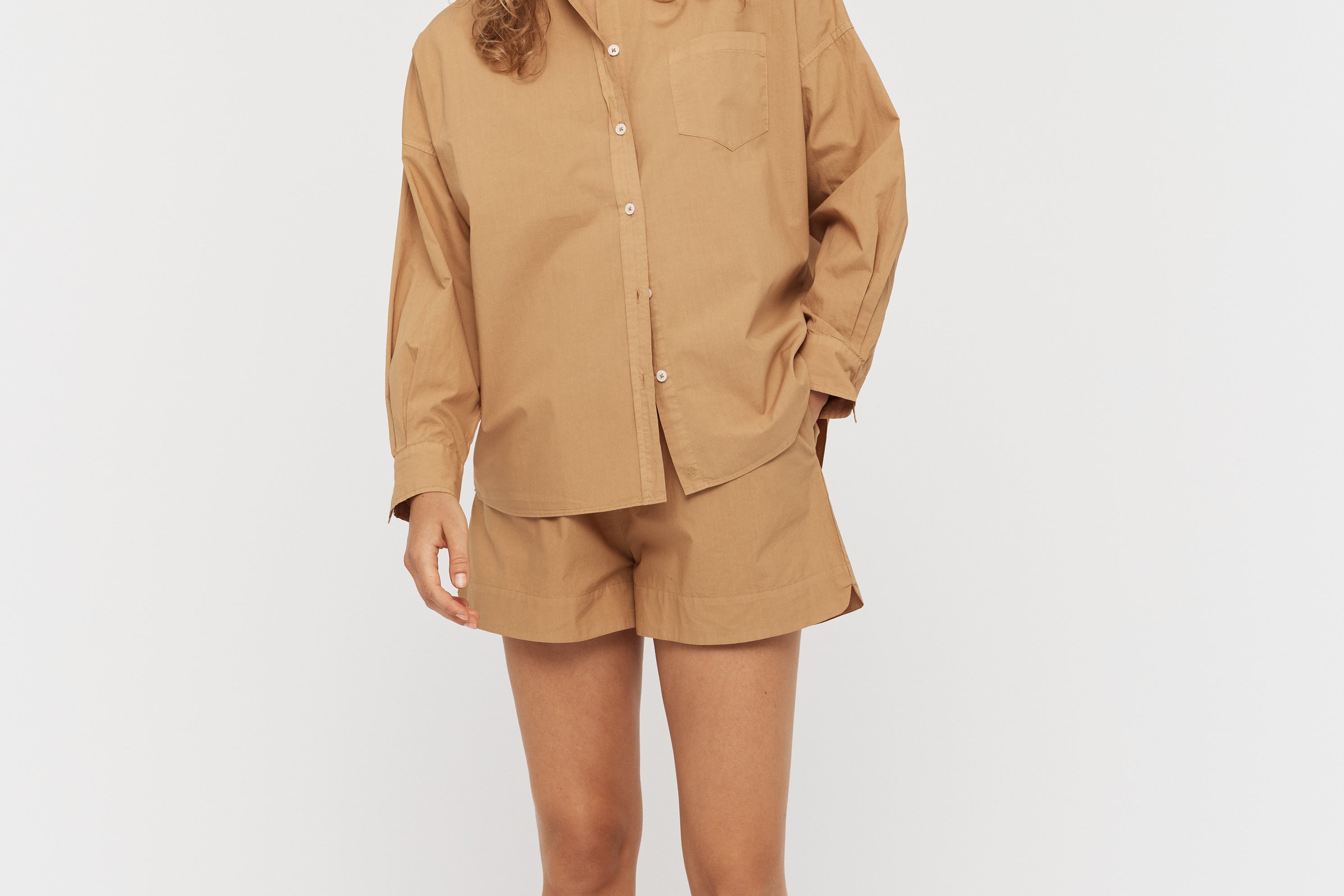 The Chiara Shirt - Toffee - Apparel