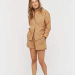 The Chiara Shirt - Toffee - Apparel