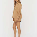 The Chiara Shirt - Toffee - Apparel
