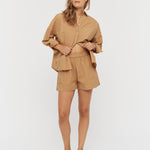 The Chiara Shirt - Toffee - Apparel