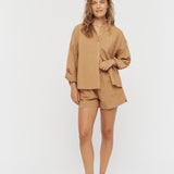 The Chiara Shirt - Toffee - Apparel