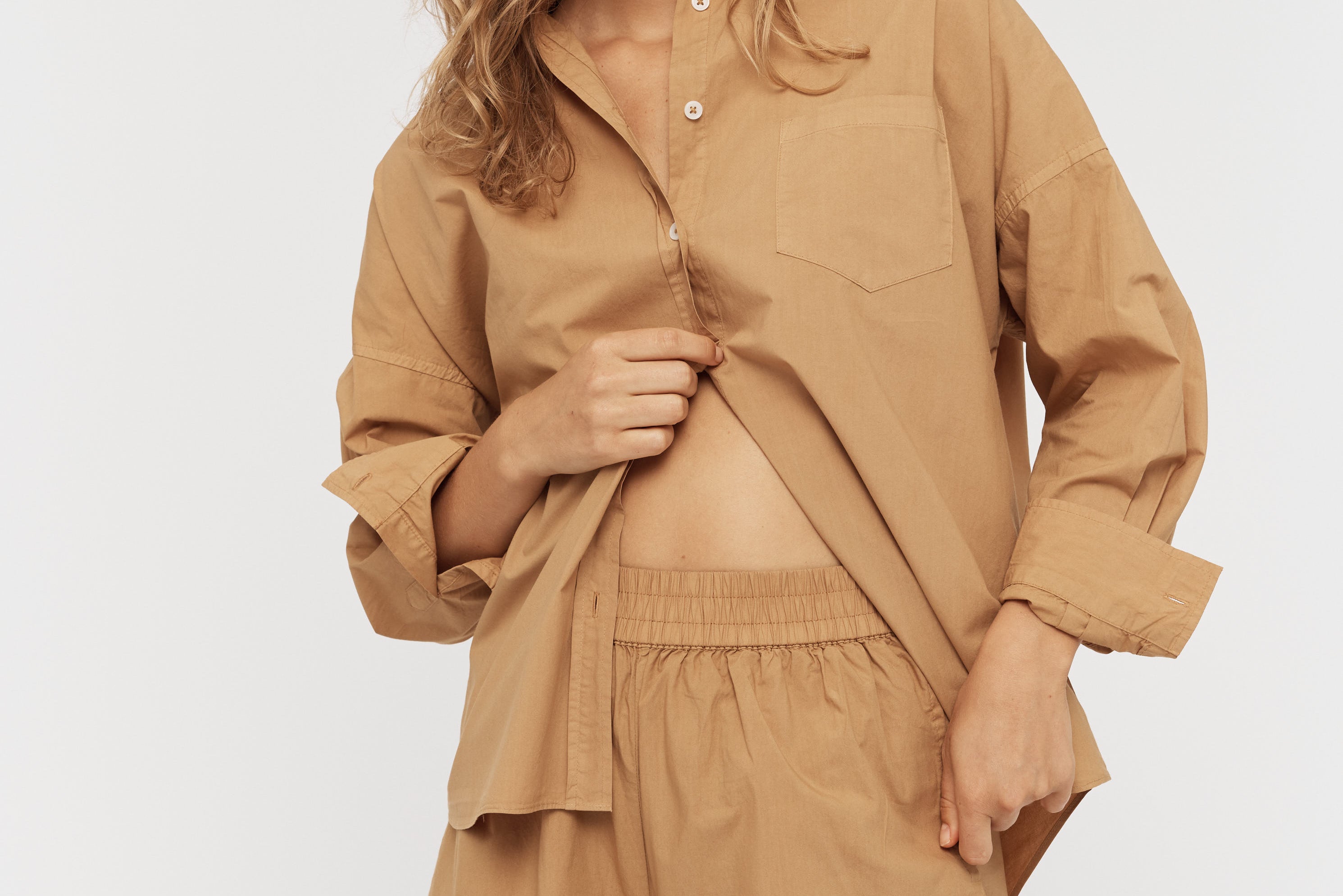 The Chiara Shirt - Toffee - Apparel