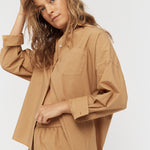 The Chiara Shirt - Toffee - Apparel