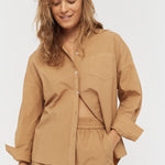 The Chiara Shirt - Toffee - Apparel