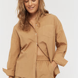 The Chiara Shirt - Toffee - Apparel