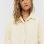 Amaya Striped Jean - Soft Yellow/White - Apparel