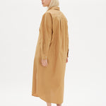 Chiara Shirt Dress Maxi - Toffee - Apparel
