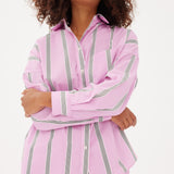 Chiara Shorts - Striped Pink/White/Black - Apparel