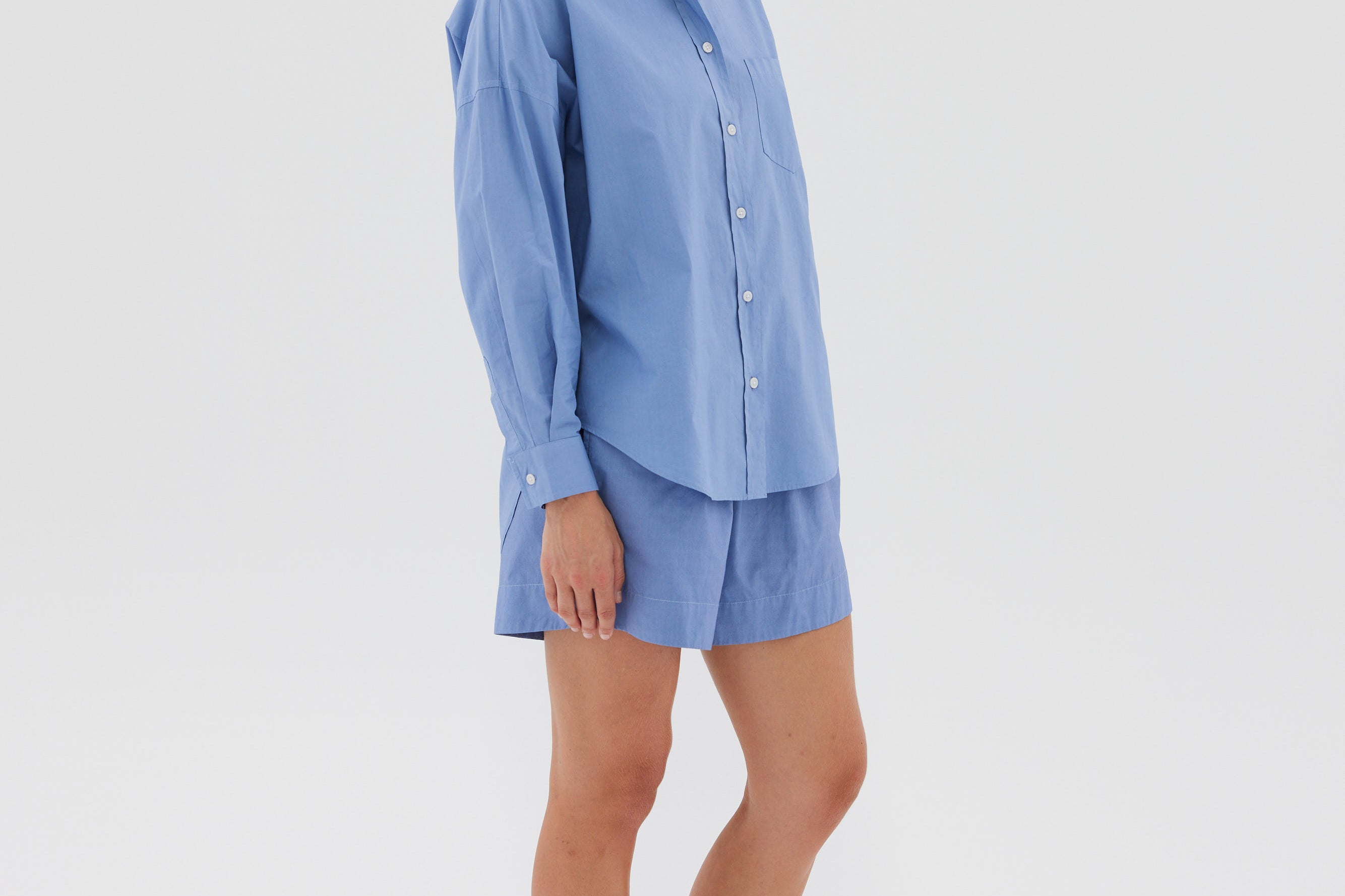 The Chiara Short - Powder Blue - Apparel
