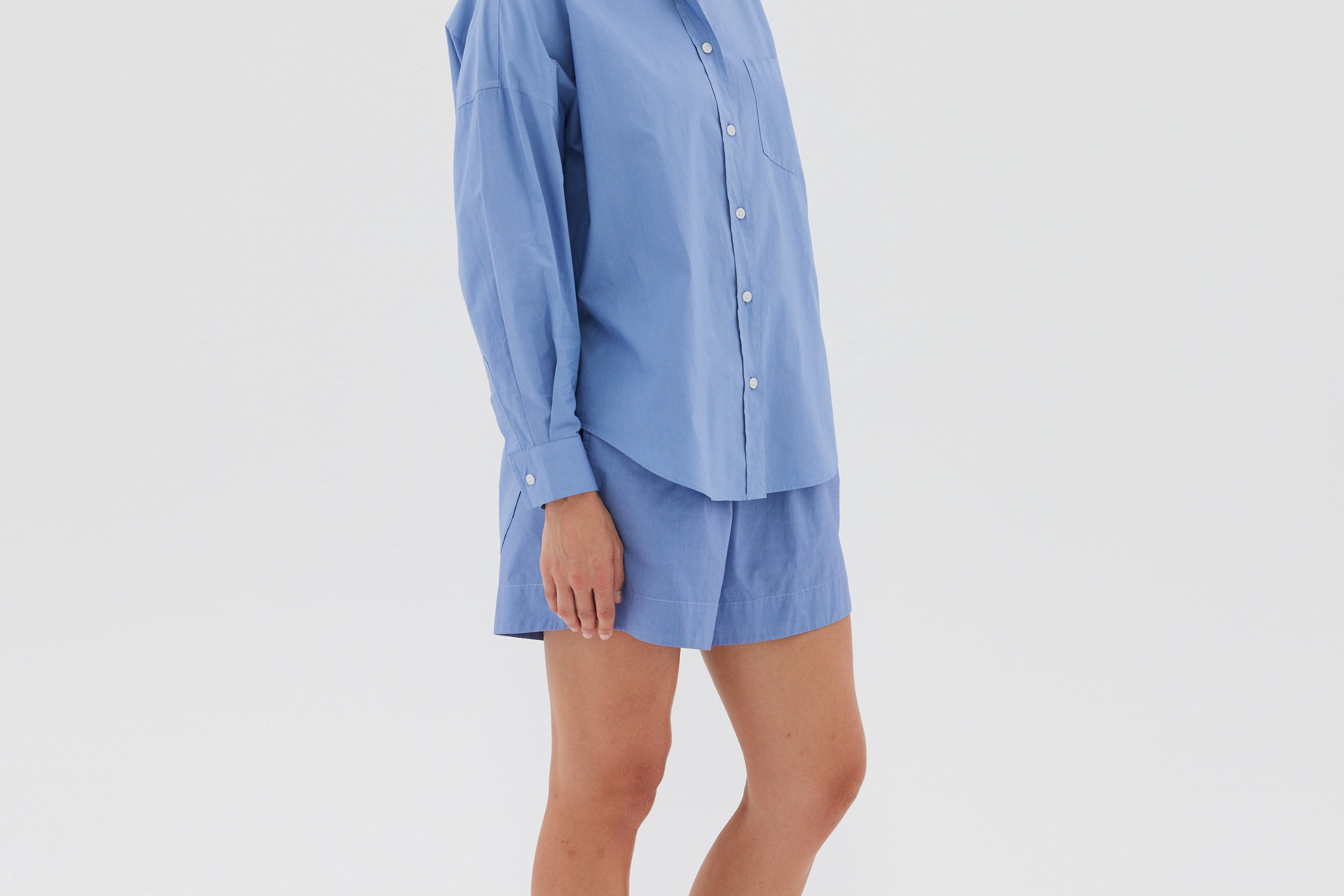 The Chiara Short - Powder Blue - Apparel