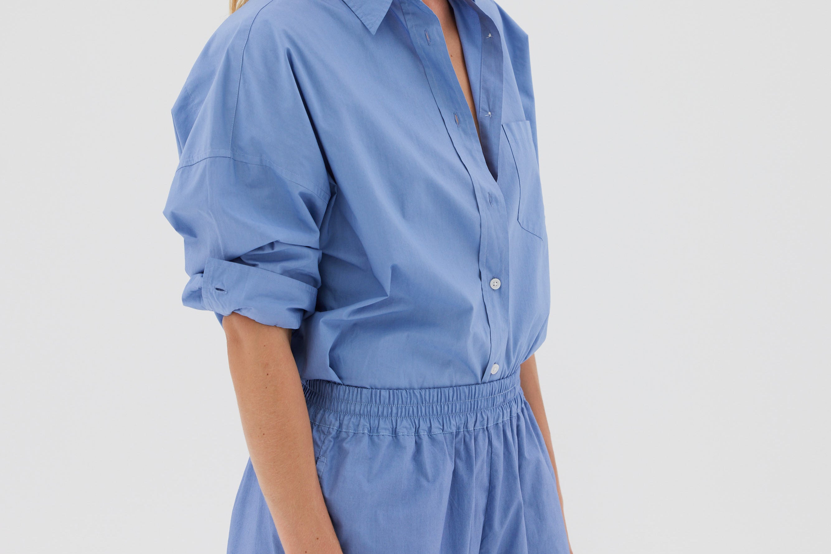 The Chiara Short - Powder Blue - Apparel