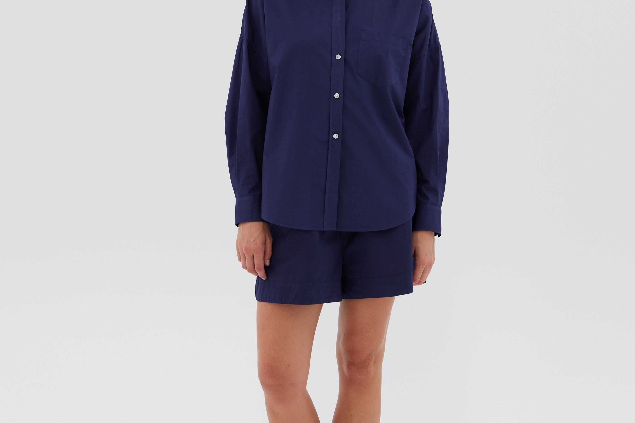 The Chiara Shirt - Navy - Apparel