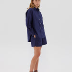 The Chiara Shirt - Navy - Apparel