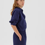 The Chiara Shirt - Navy - Apparel