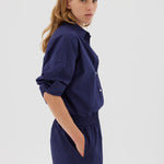 The Chiara Shirt - Navy - Apparel