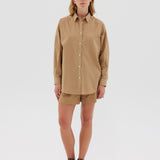 The Chiara Shirt - Toffee - Apparel