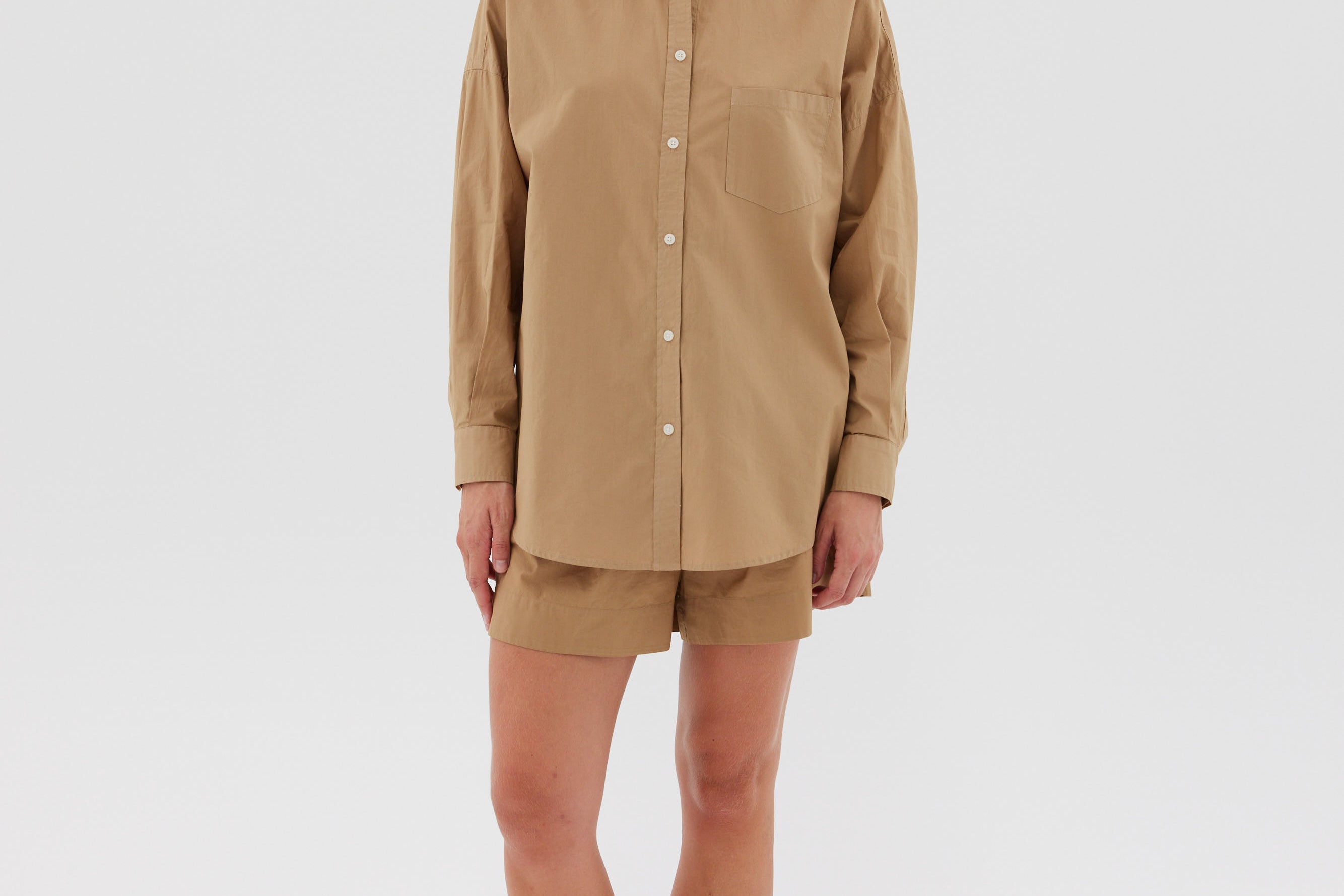 The Chiara Shirt - Toffee - Apparel