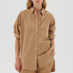 The Chiara Shirt - Toffee - Apparel
