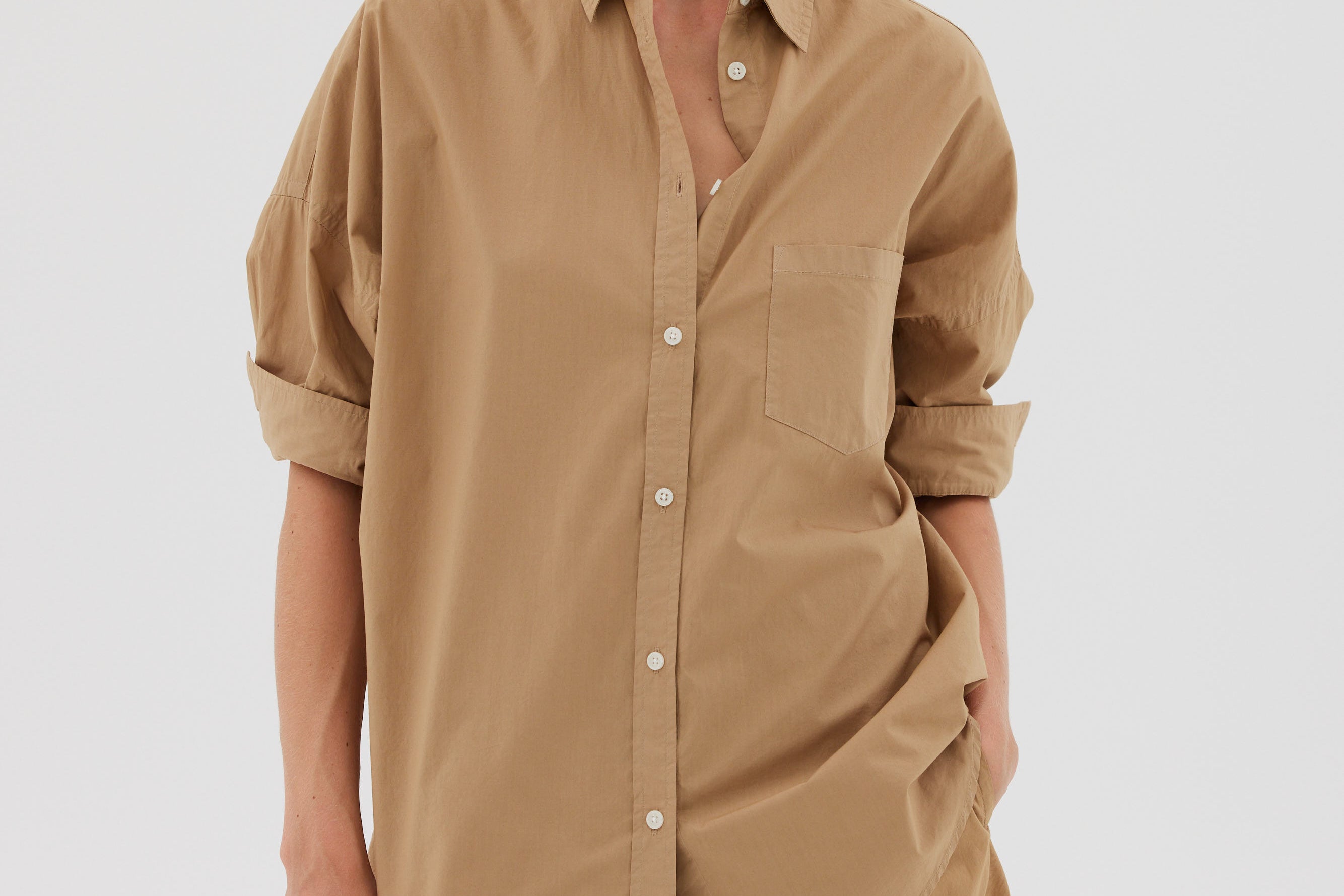 The Chiara Shirt - Toffee - Apparel