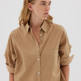 The Chiara Shirt - Toffee - Apparel