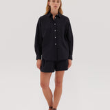 The Chiara Shirt - Black - Apparel