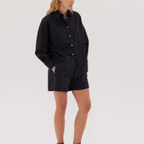 The Chiara Shirt - Black - Apparel