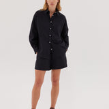 The Chiara Shirt - Black - Apparel
