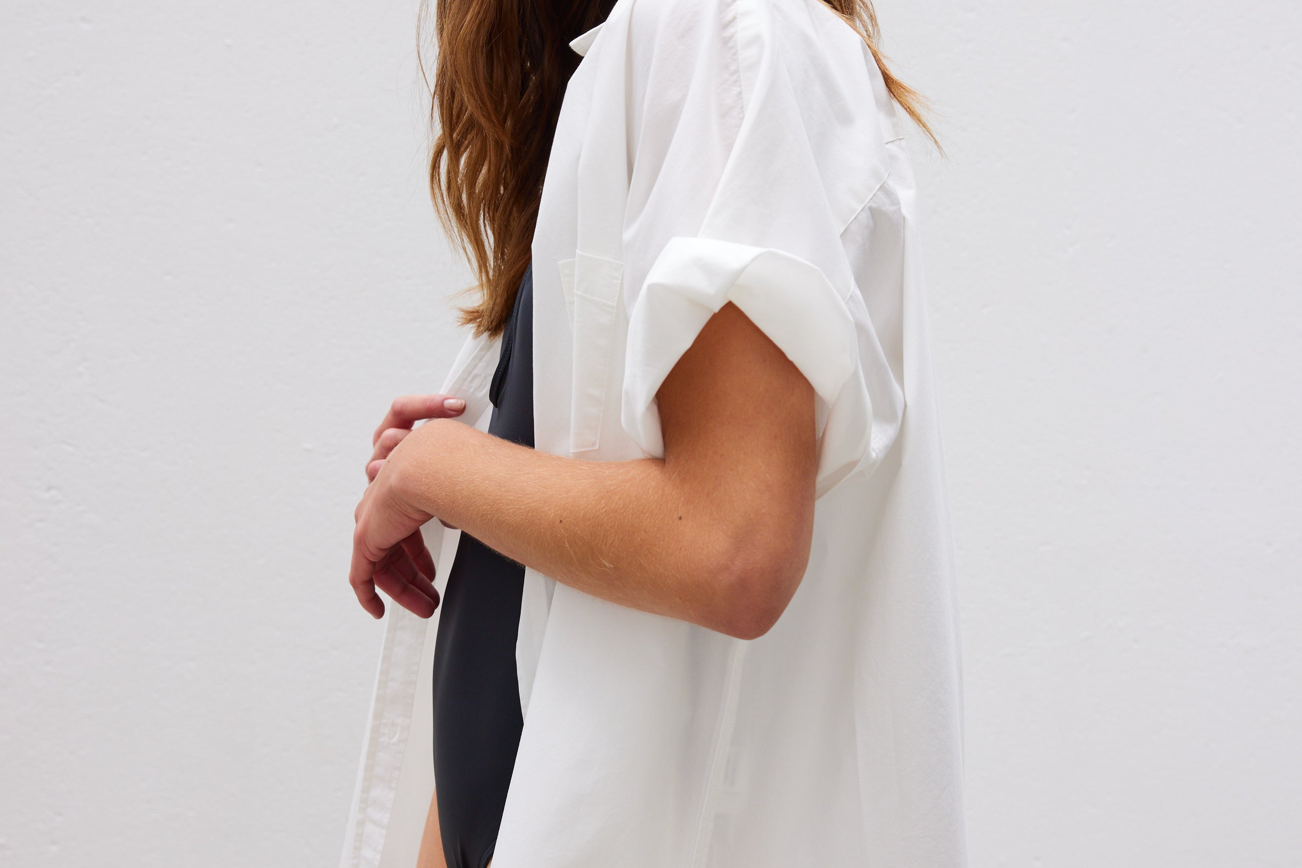 The Chiara Short Sleeve Shirt - White - Apparel