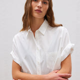 The Chiara Short Sleeve Shirt - White - Apparel